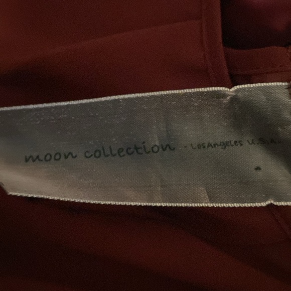 Sheer maroon blouse with cute open back detail - Picture 4 of 4